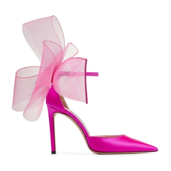 Jimmy Choo Shoes - JIMMY CHOO AVERLY 100

Fuchsia Pumps with Bows